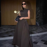 Alessia | Women's Asymmetric Sleeveless Elegant Evening Dress