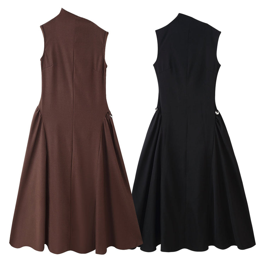 Alessia | Women's Asymmetric Sleeveless Elegant Evening Dress
