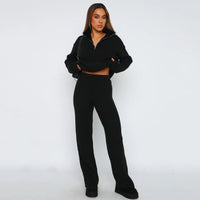 Alethea | Women's Zip Knit Two-Piece Set