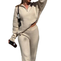 Alethea | Women's Zip Knit Two-Piece Set
