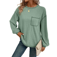Alexia | Women's Long Sleeve Comfortable Top in Green