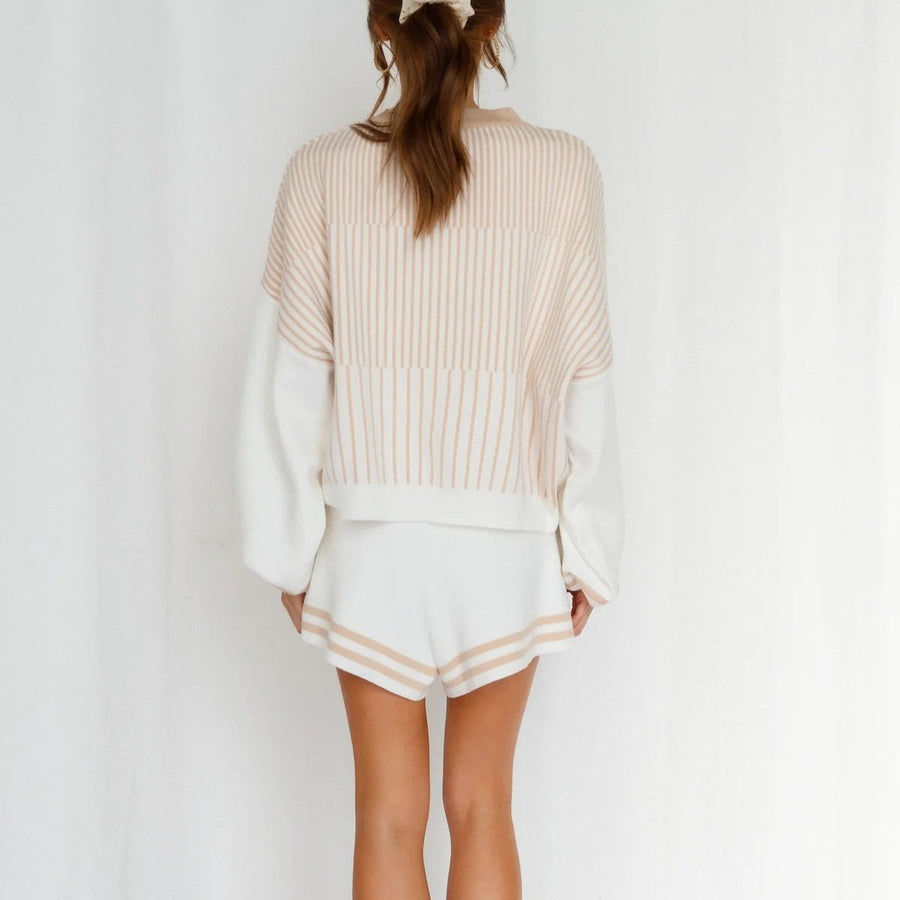 Alfhild | Women's Elastic Waist Knit Two-Piece Set