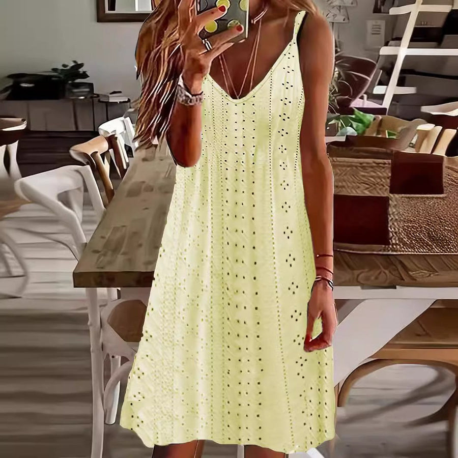Alice | Women's V-Neck Sleeveless Summer Dress