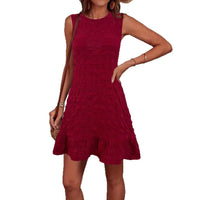 Alina | Women's Ruffle Detail Sleeveless Summer Dress