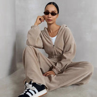 Almira | Women's Elastic Waist Modern Hoodie
