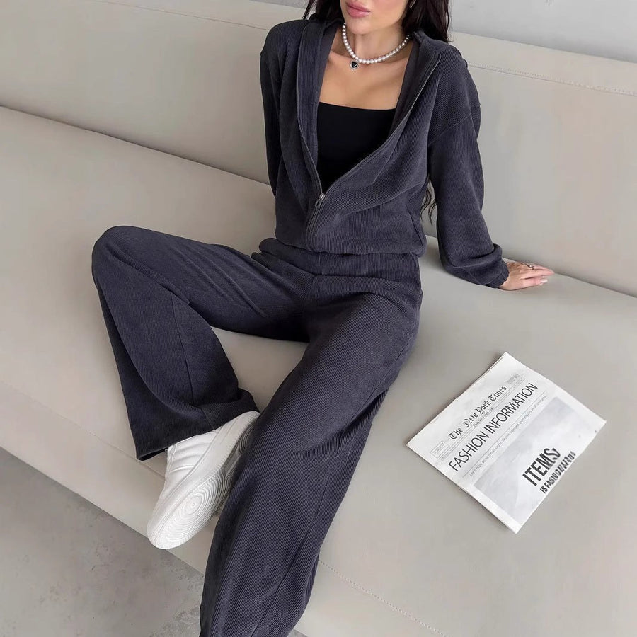 Almira | Women's Elastic Waist Modern Hoodie