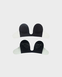 Aloisia | Women's Deep U-Shaped Seamless Design Push-Up Plunge Bra in Black