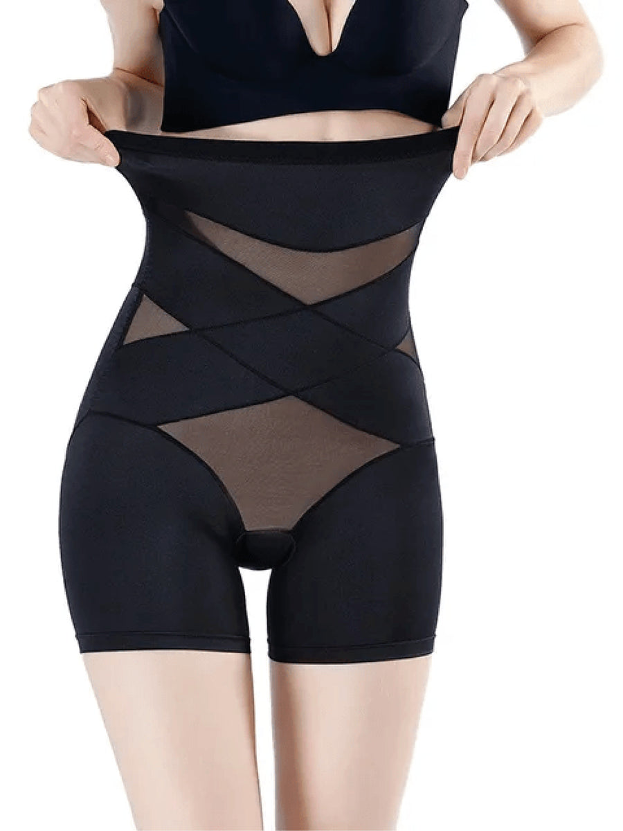 Alouette | Women's High Waist Extended Leg Length Shapewear in Black