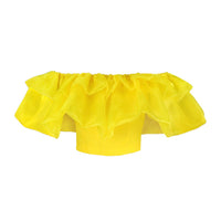 Althea | Women's Voluminous Ruffle Elegant Blouse in Yellow