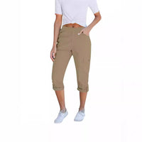 Amabel | Women's Elastic Waist Pockets Pants – Dress Pants