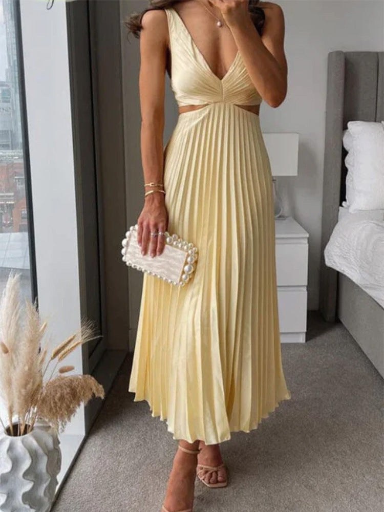 Amalia | Women's Elegant Evening Dress in Yellow