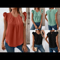 Amandine | Women's V-Neck Puff Sleeve Elegant Top