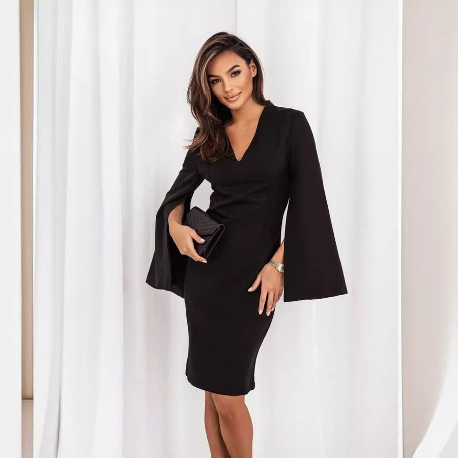Amara | Women's V-Neck Elegant Wrap Dress
