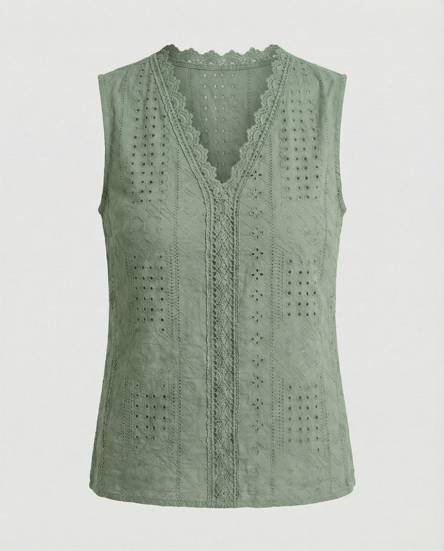 Amarisse | Women's Top in Bohnen Green