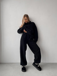 Ambrosine | Women's Modern Joggers in Black