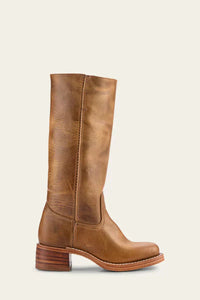 Amelie | Women's Mid Calf Block Heel With Closed Toe Boots