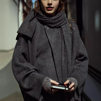 Amelie | Women's Asymmetric Modern Jacket in Black