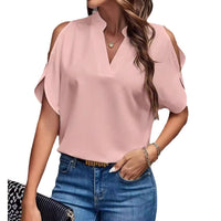 Amina | Women's Stand Collar Elegant Blouse