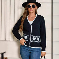 Amina | Women's Cardigan in Black