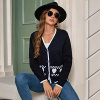 Amina | Women's Cardigan in Black