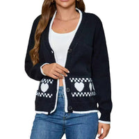 Amina | Women's Cardigan in Black