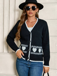 Amina | Women's Cardigan in Black