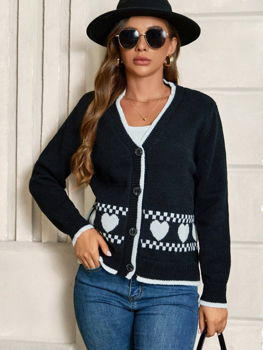 Amina | Women's Cardigan in Black