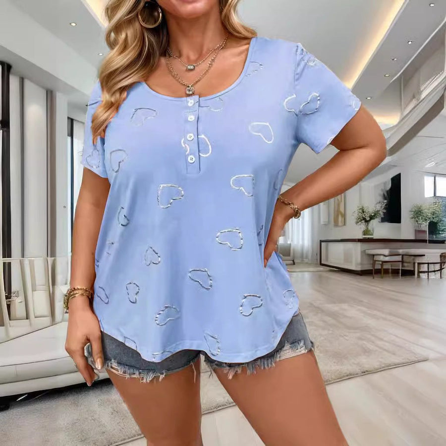 Anabella | Women's Button-Front T-Shirt