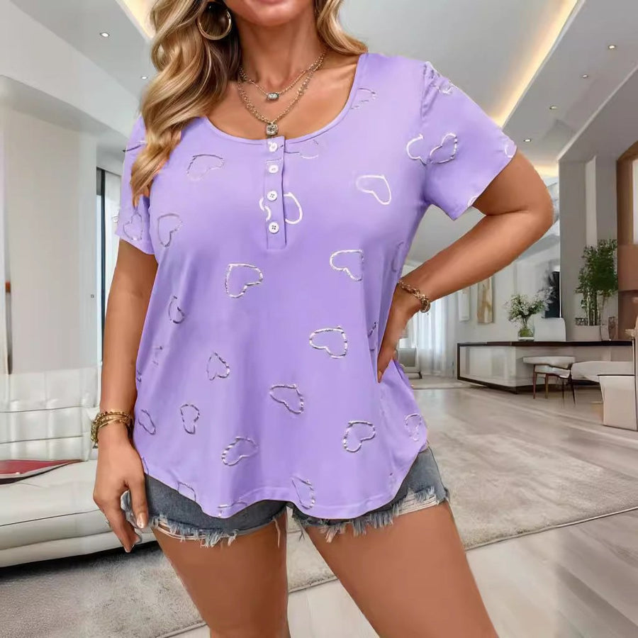Anabella | Women's Button-Front T-Shirt