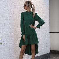 Anabelle | Women's Ruffle Elegant Dress in Green