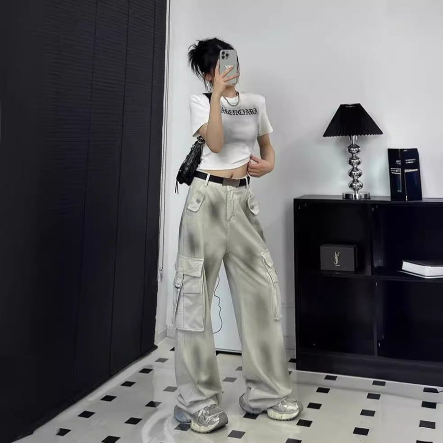 Anastasia | Women's Pockets Fashionable Pants – Dress Pants in White