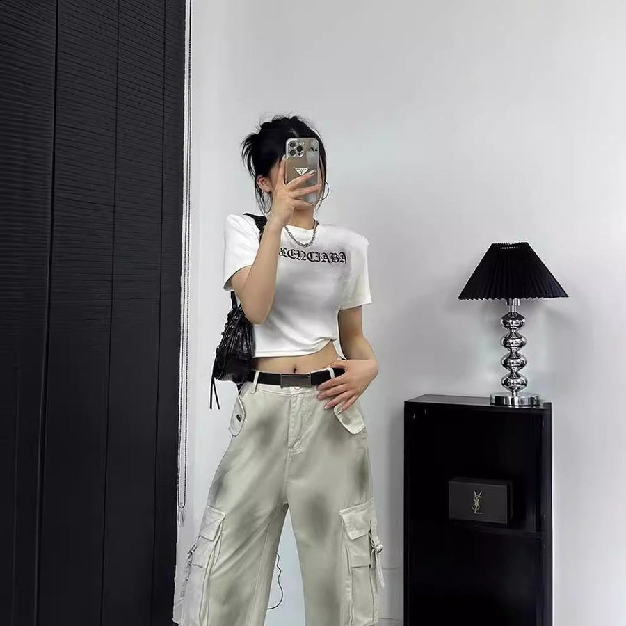 Anastasia | Women's Pockets Fashionable Pants – Dress Pants in White