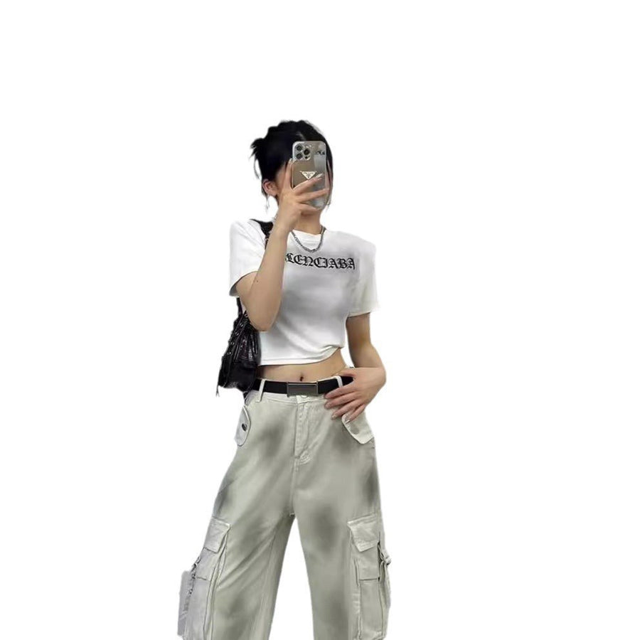 Anastasia | Women's Pockets Fashionable Pants – Dress Pants in White