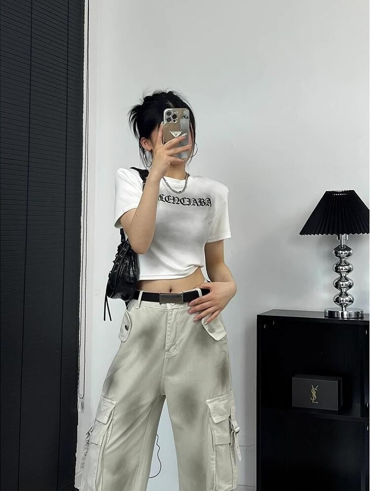 Anastasia | Women's Pockets Fashionable Pants – Dress Pants in White