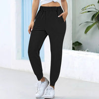 Andrea | Women's Elastic Waist Pockets Comfortable Joggers