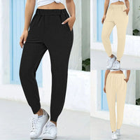 Andrea | Women's Elastic Waist Pockets Comfortable Joggers