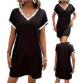 Anemara | Women's V-Neck Dress – Casual Dress