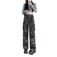 Anita | Women's Pockets Fashionable Pants – Dress Pants in Camouflage