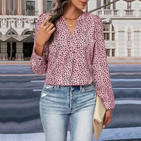 Annabeth | Women's Elegant Blouse Top in Pink