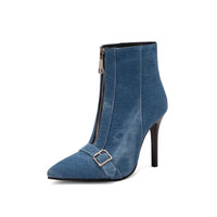 Annalise | Women's Pointed Toe Ankle Stiletto Heel Boots