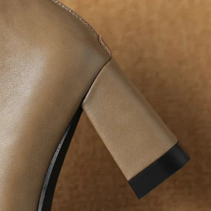 Anneke | Women's Pointed Toe Block Heel Style Boots