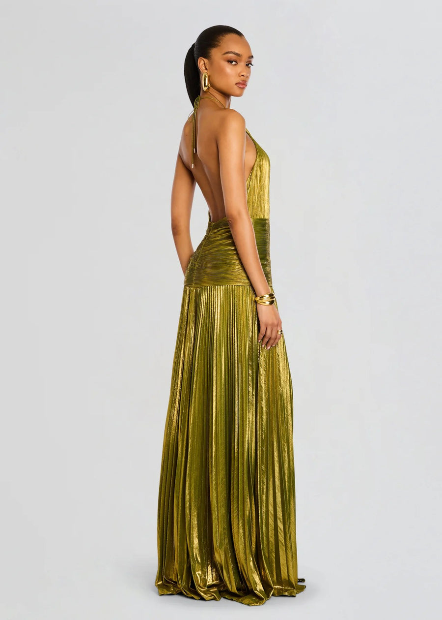 Anneliese | Women's Ruched Waistband Detail Maxi Dress