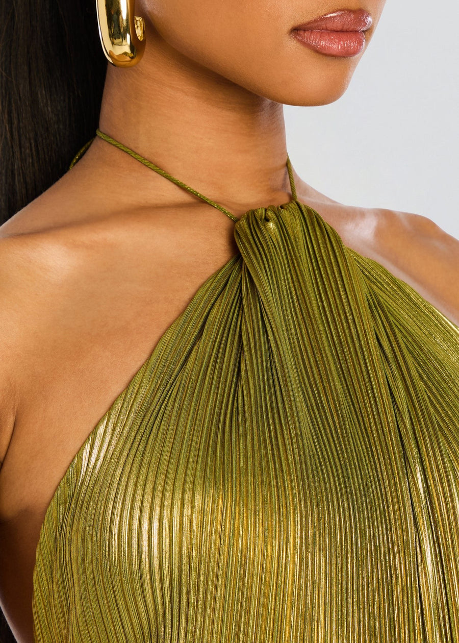 Anneliese | Women's Ruched Waistband Detail Maxi Dress
