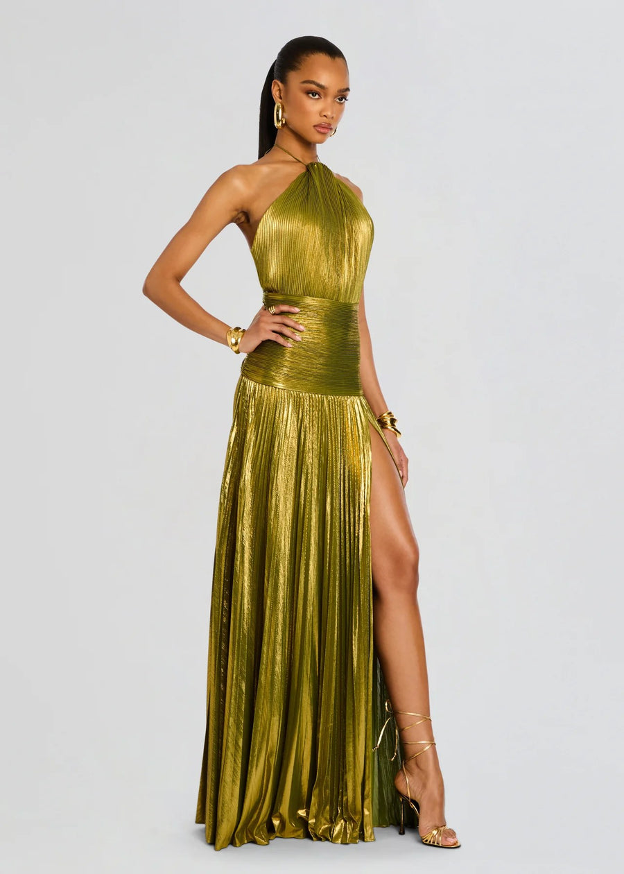Anneliese | Women's Ruched Waistband Detail Maxi Dress