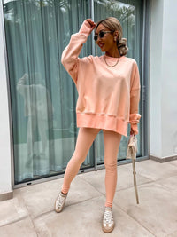 Anneliese | Women's Oversized Leggings in Orange
