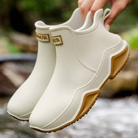 Annette | Women's Slip-On Ankle Style with Rounded Toe Boots