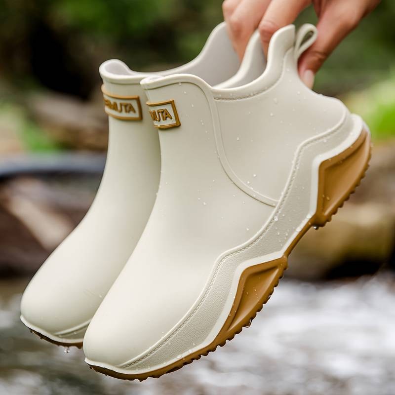 Annette | Women's Slip-On Ankle Style with Rounded Toe Boots