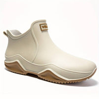Annette | Women's Slip-On Ankle Style with Rounded Toe Boots