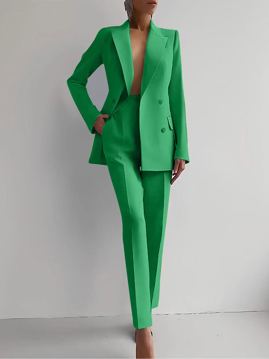 Annette | Women's Elegant Blazer in Green