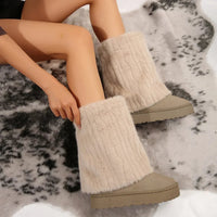 Annika | Women's Tall Plush-Look Shaft Design Boots
